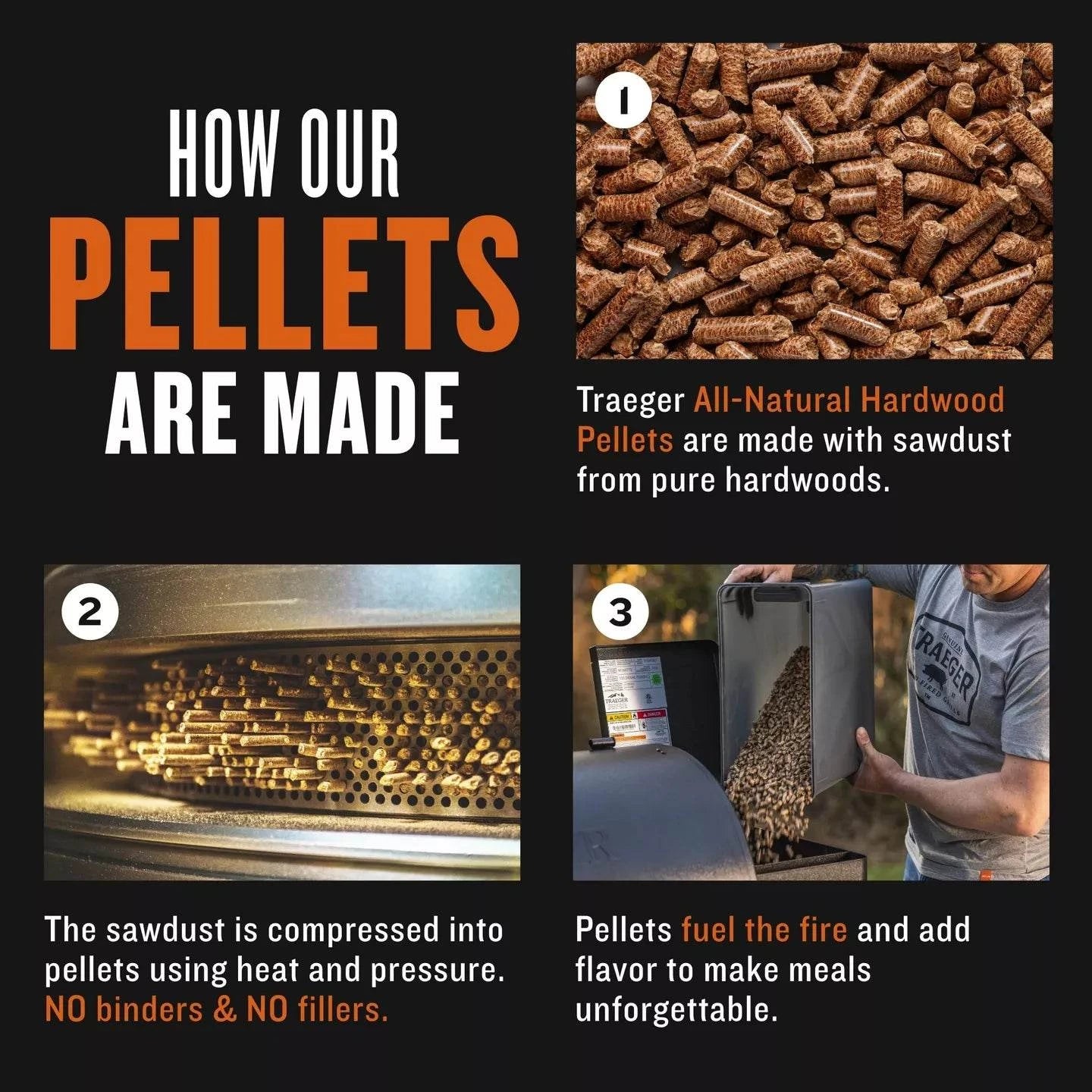 Mesquite pellets