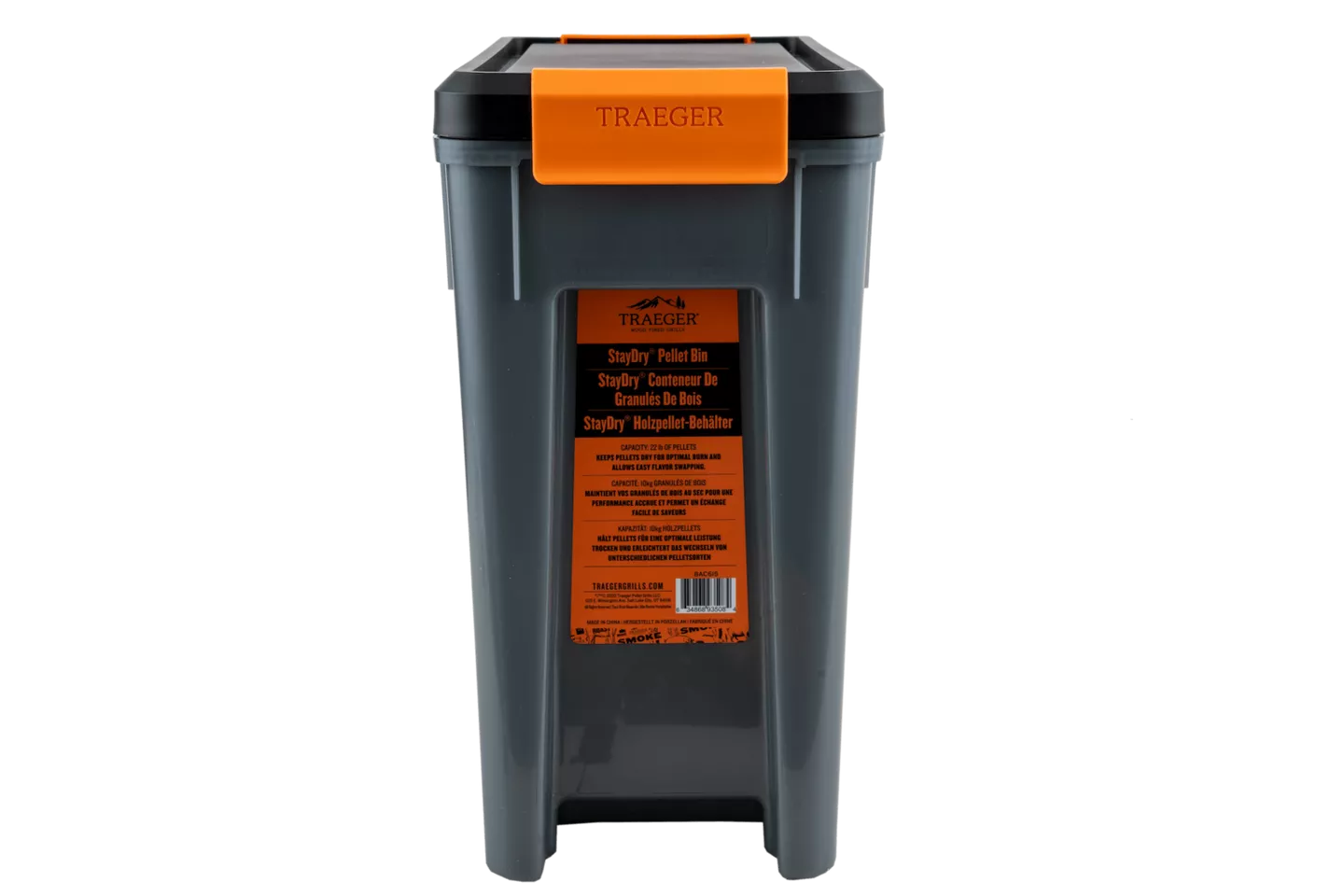 TRAEGER STAYDRY™ PELLET BIN & LID