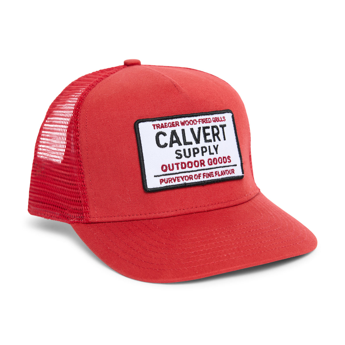 SMOKIN RED STRUCTURED TRUCKER CAP