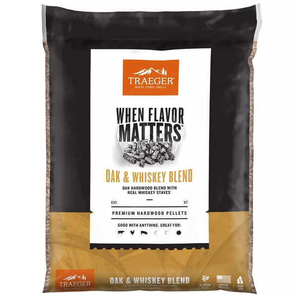 OAK WHISKEY BLEND PELLETS – Traeger Grills Australia - Main Image