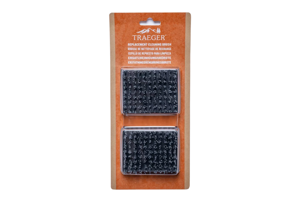 REPLACEMENT BBQ CLEANING BRUSH HEAD (2 PACK)
